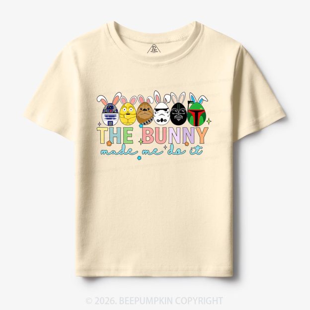 Cute Cartoon Characters Happy Easter Toddler&Kid's Tees Beepumpkin