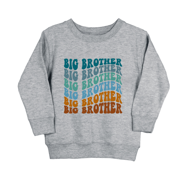 Retro Big Brother Kids Sweatshirt