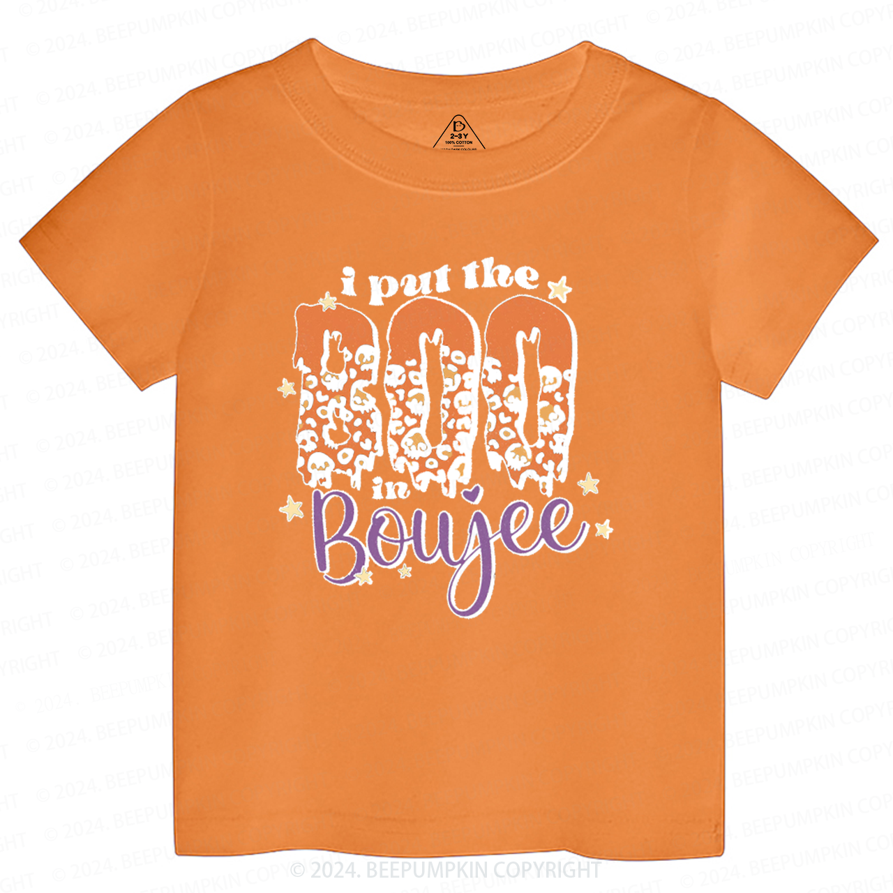 I Put The BOO In Boujee Halloween Toddler&Kids Tees 