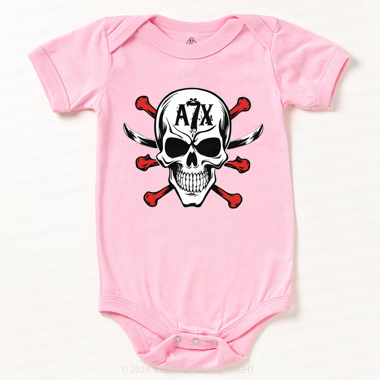America Heavy Metal Band Baby Bodysuit 7