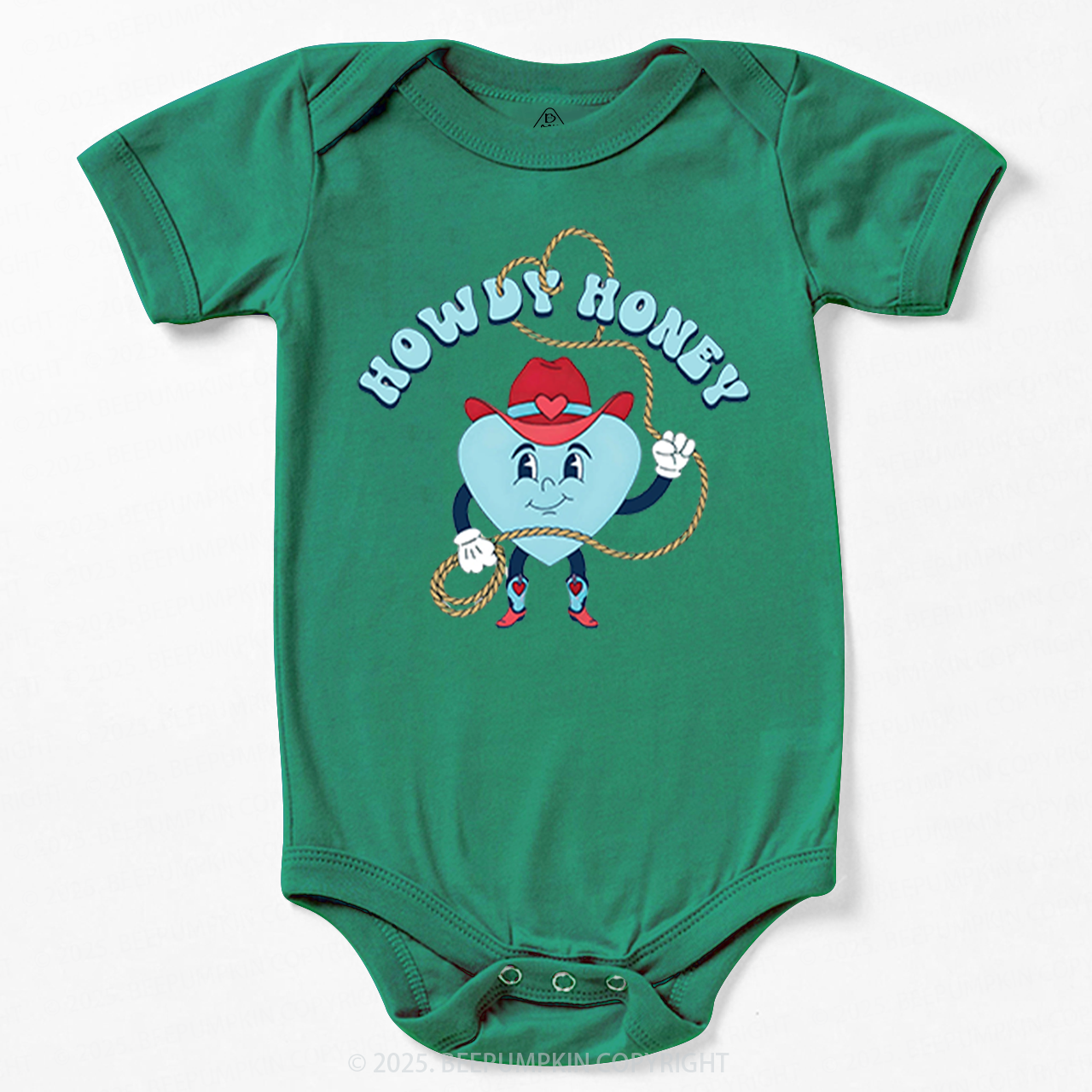 Howdy Honey Valentine's Day Bodysuit Beepumpkin