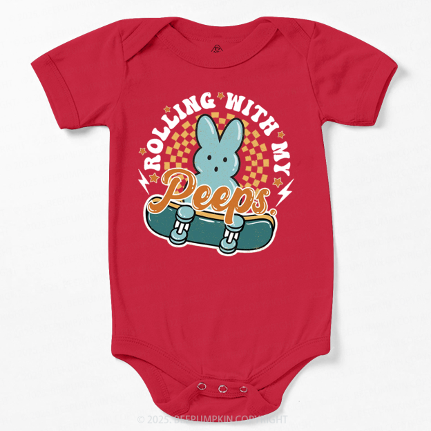Rolling With My Peeps Bodysuit Beepumpkin