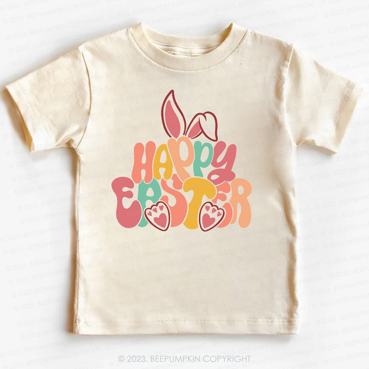 Retro  Happy Easter -Toddler Tees