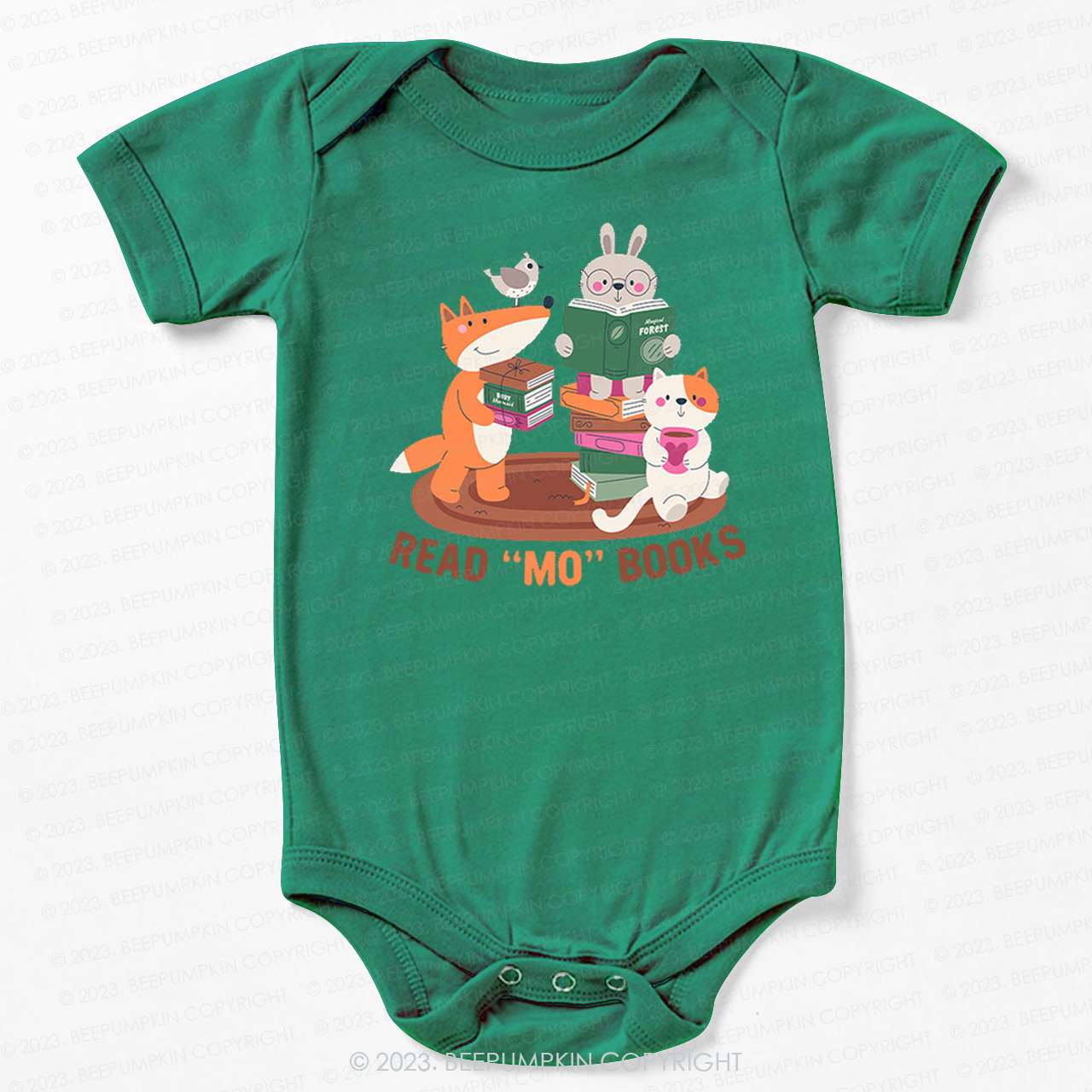 Read Mo Books Fox Rabbit Cat Bodysuit For Baby