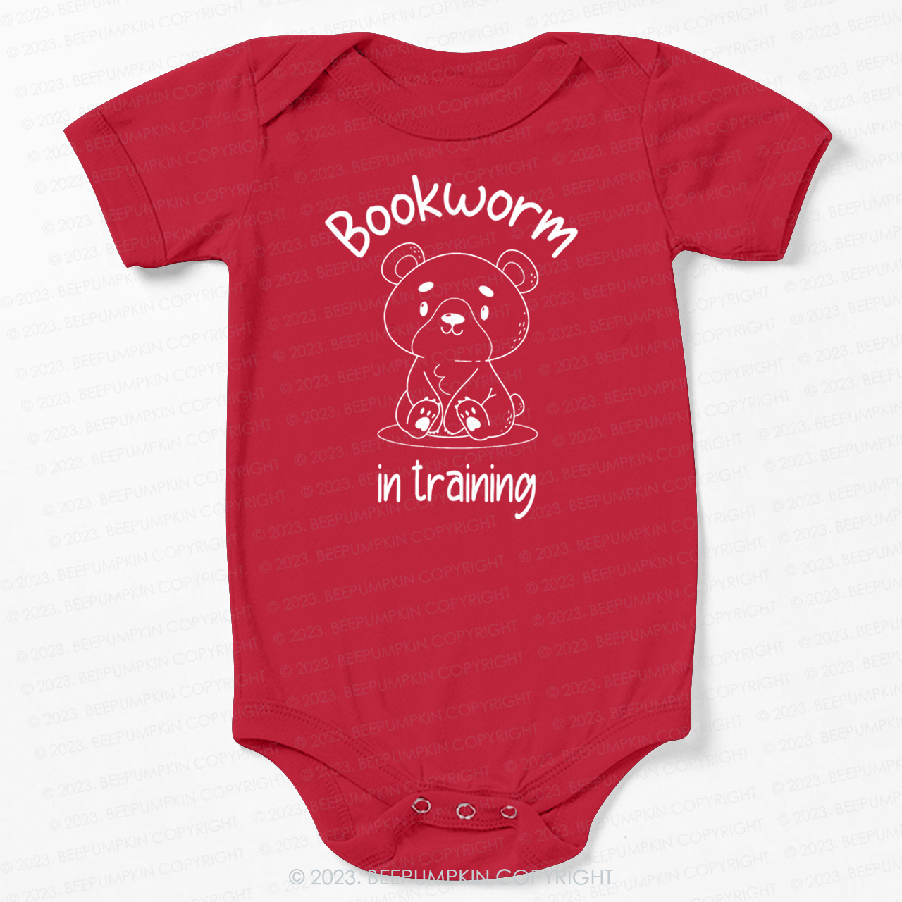 Bookworm In Training Bear Bodysuit For Baby