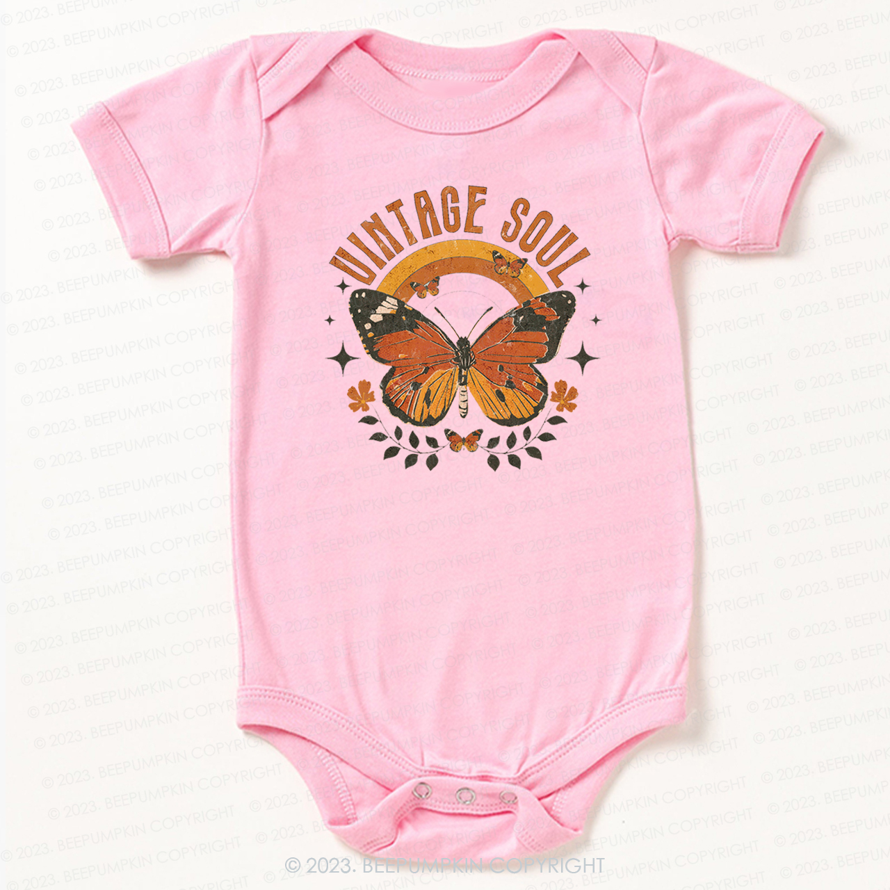 Vintage Soul Cute Girls Boho Bodysuit For Baby