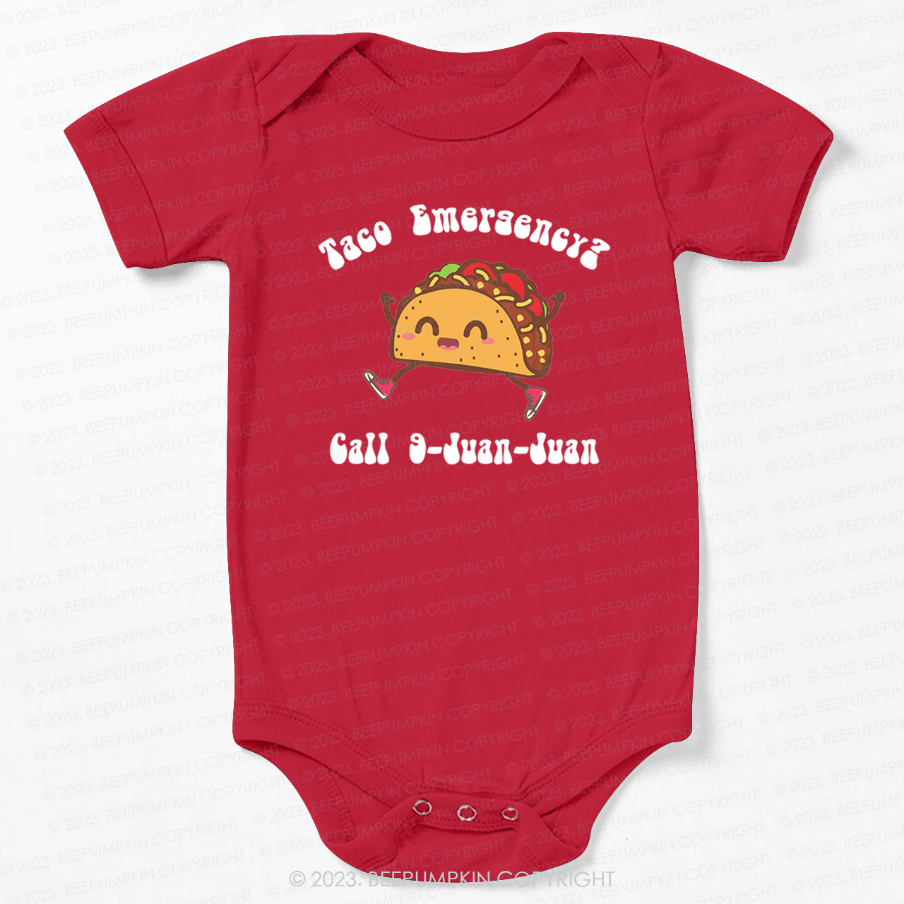 Funny Taco Emergency Bodysuit For Baby