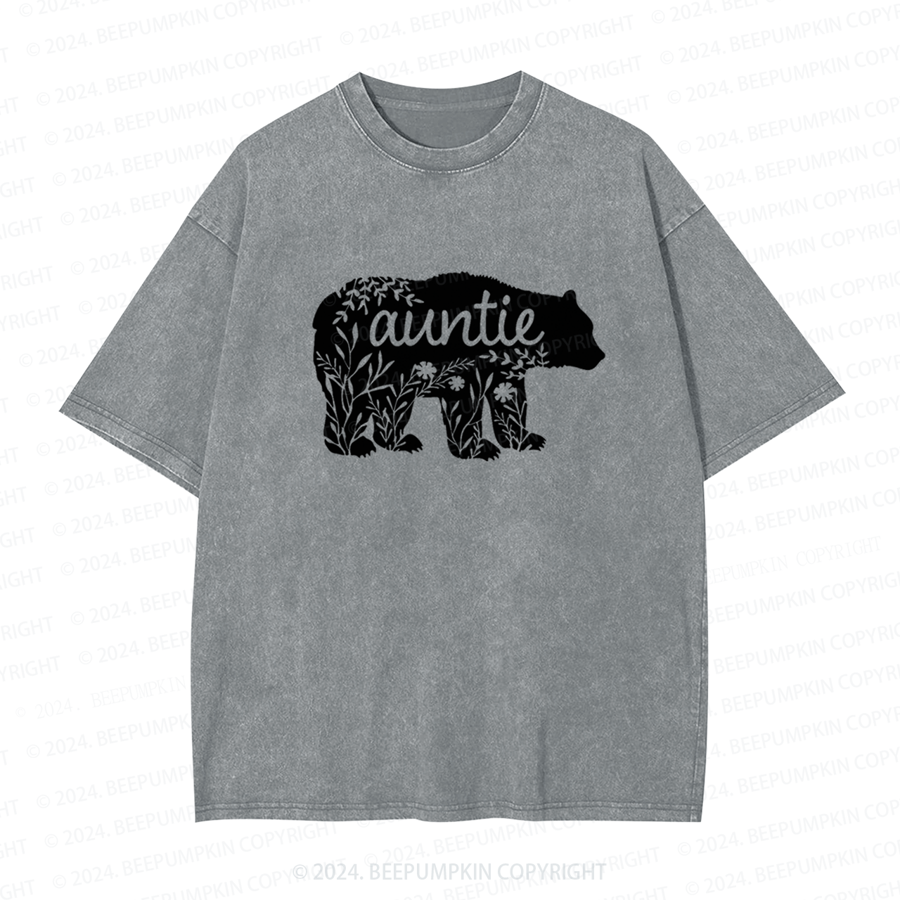 Auntie Bear Auntie Washed Tees