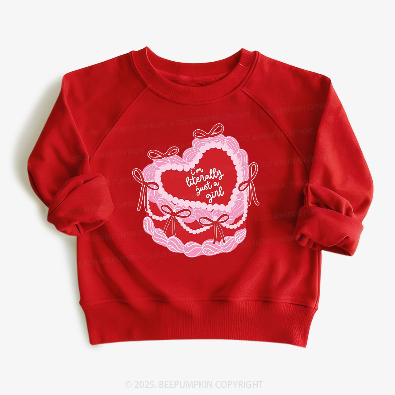 Literally Just A Girl Kid's Sweatshirt