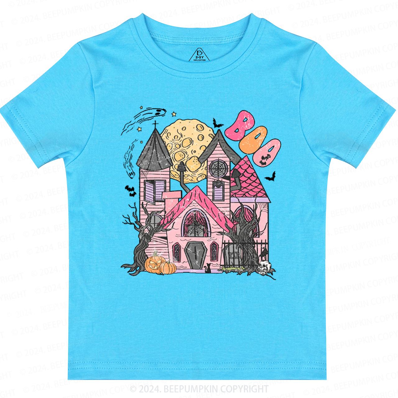 Haunted House Halloween Toddler&Kids Tees 