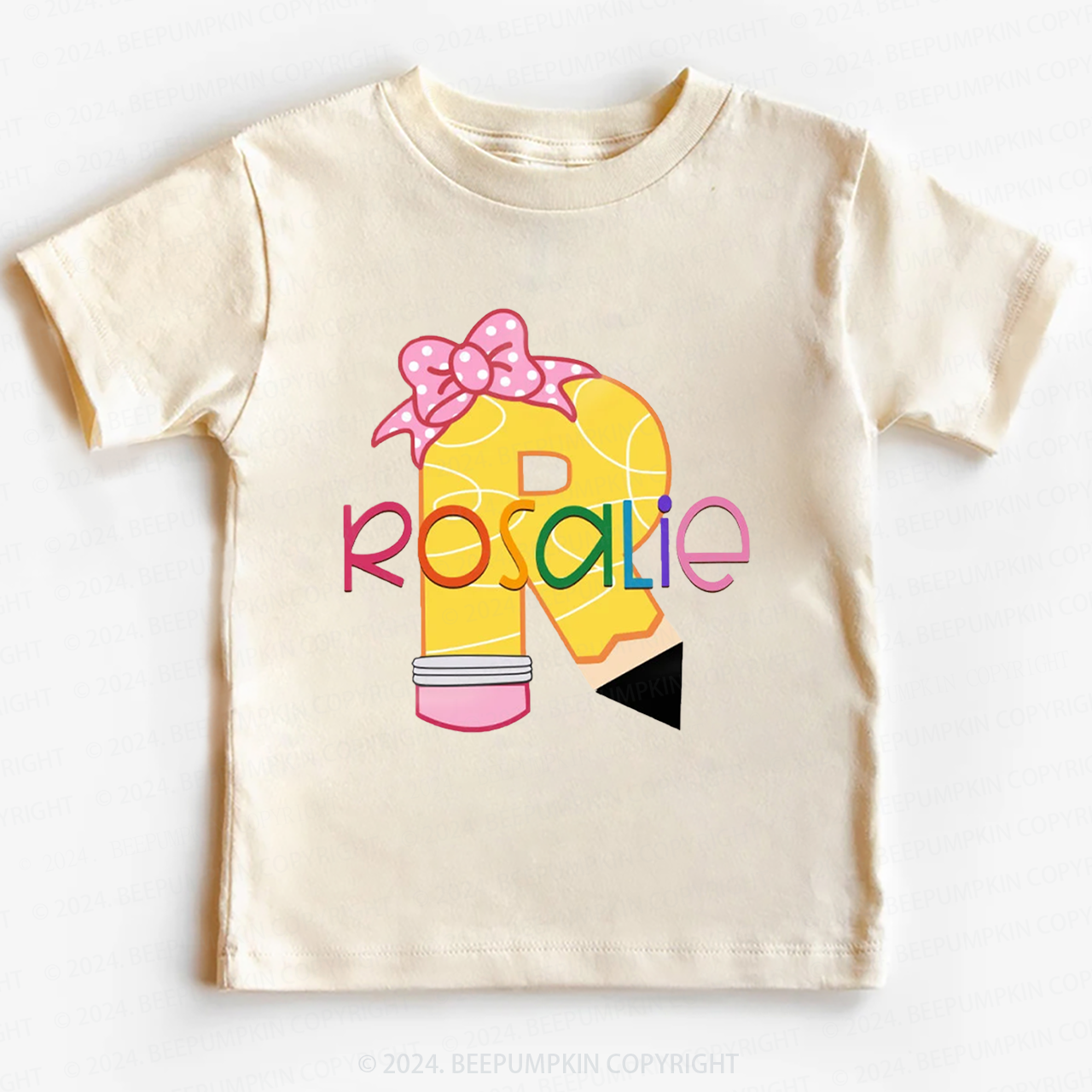 Personalized Pencil Back To School Shirt 