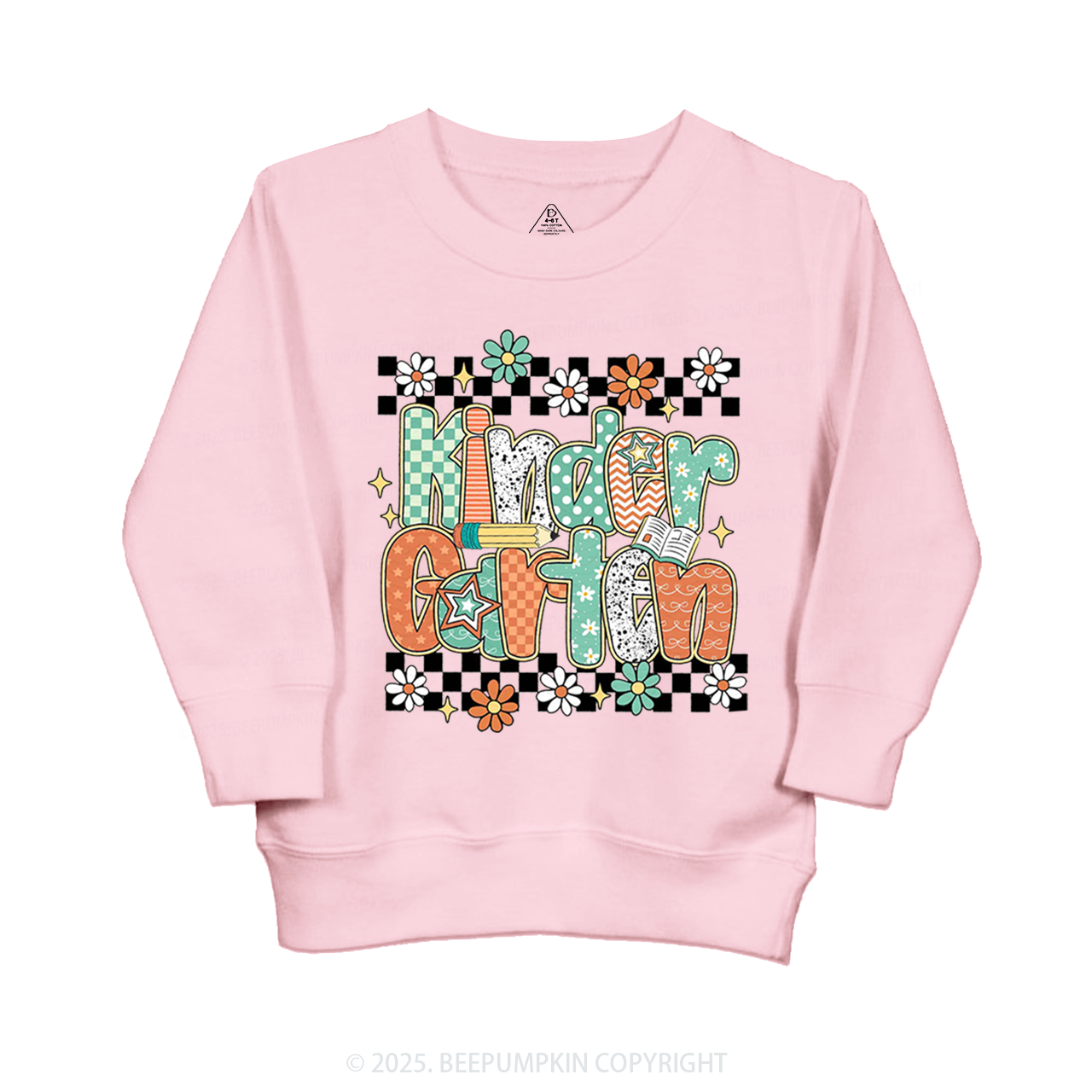 Personalized Grade Blossoms Kid's Sweatshirt
