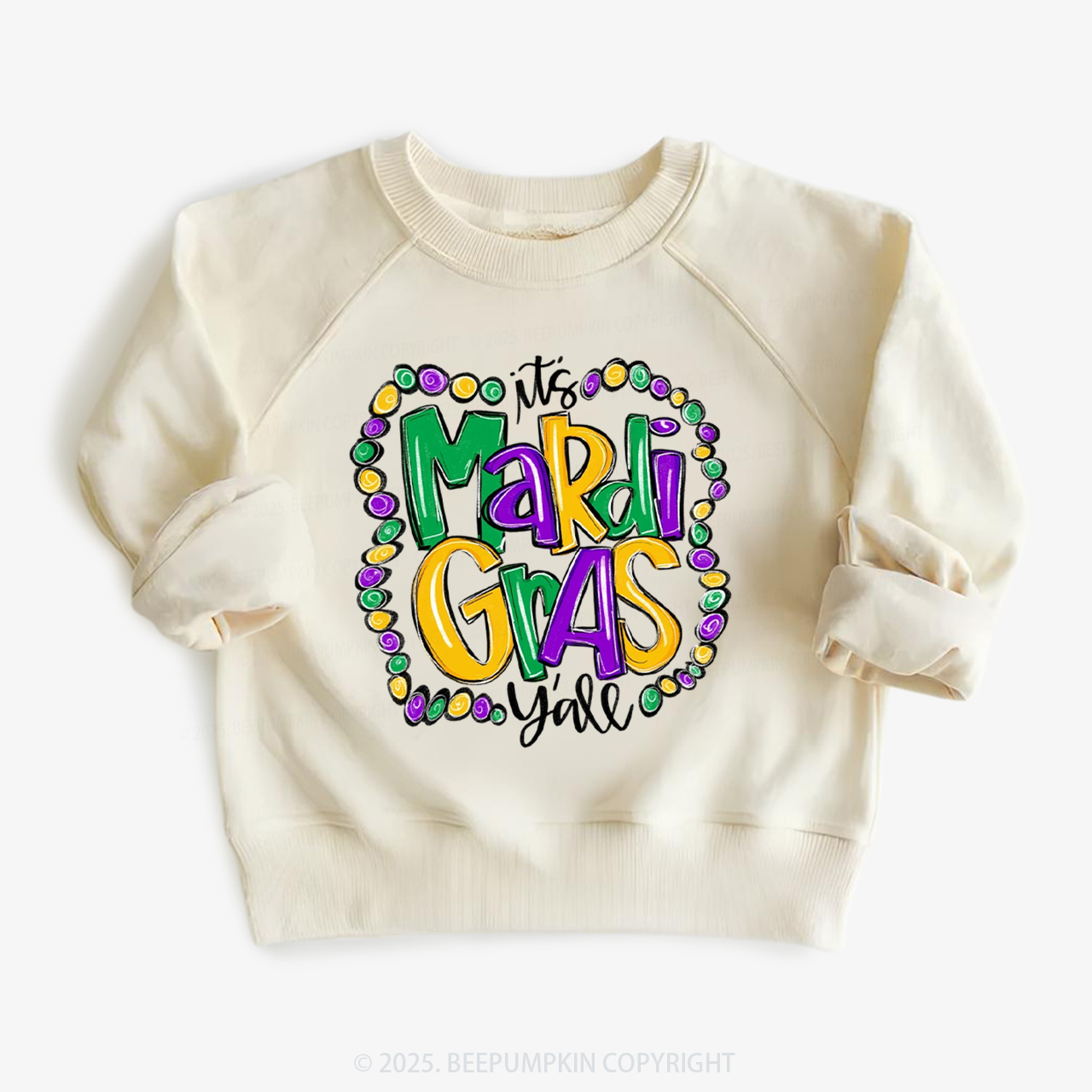 It's Mardi Gras Y'all Kid's Sweatshirt