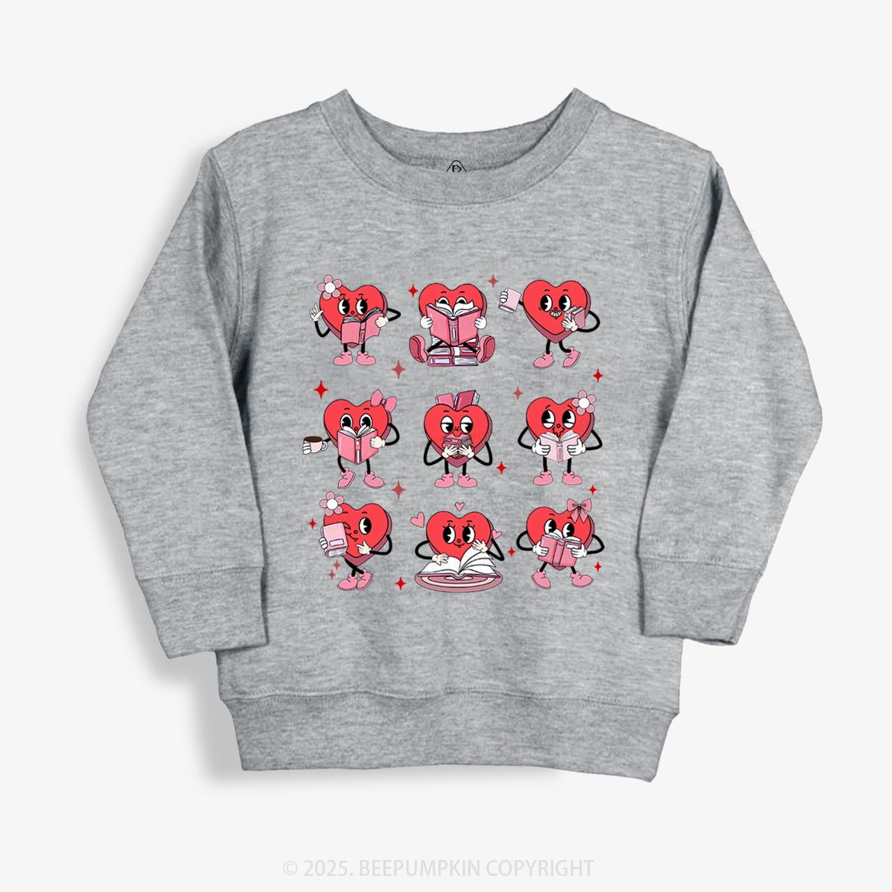Book Lovers Valentine’s Day Kid's Sweatshirt