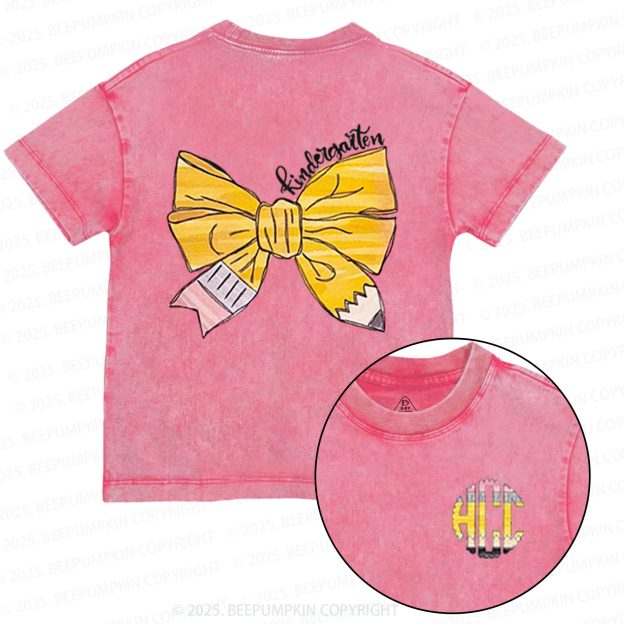 Personalization Girl's Coquette Toddler&Kids Washed Tees
