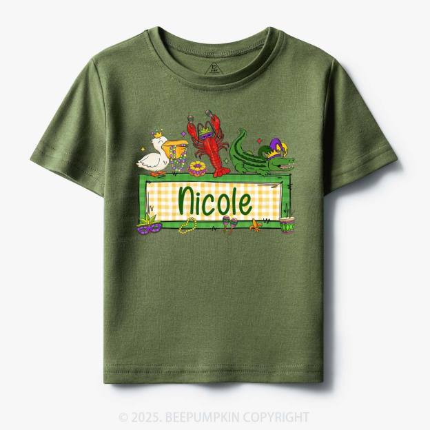 Personalized Tiny Parade Nameset Toddler&Kid's Tees Beepumpkin