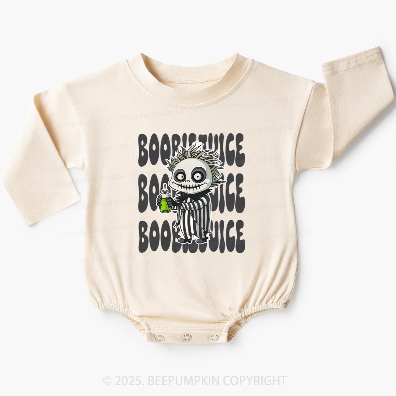 Boobiejuice Halloween Baby Bubble Romper Beepumpkin