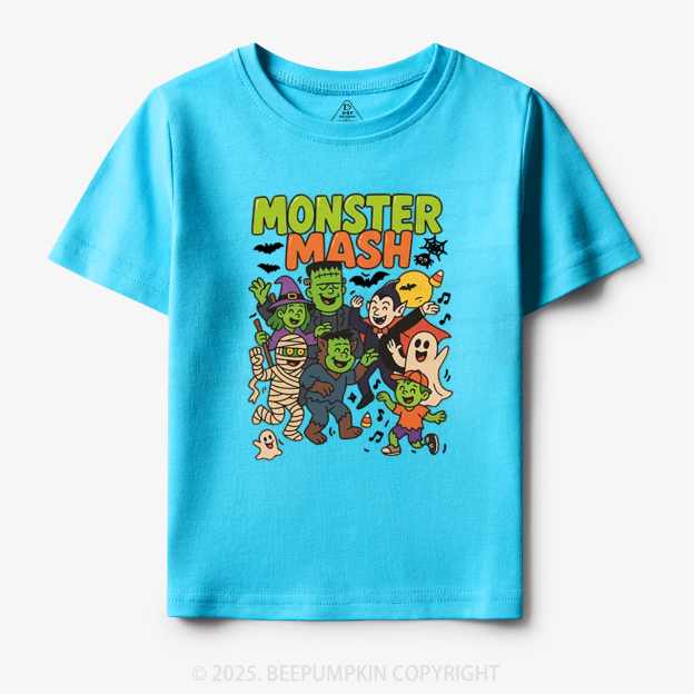 Monster Mash Halloween Toddler&Kid's Tees Beepumpkin