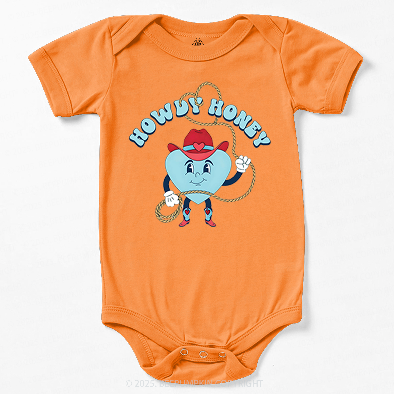Howdy Honey Valentine's Day Bodysuit Beepumpkin