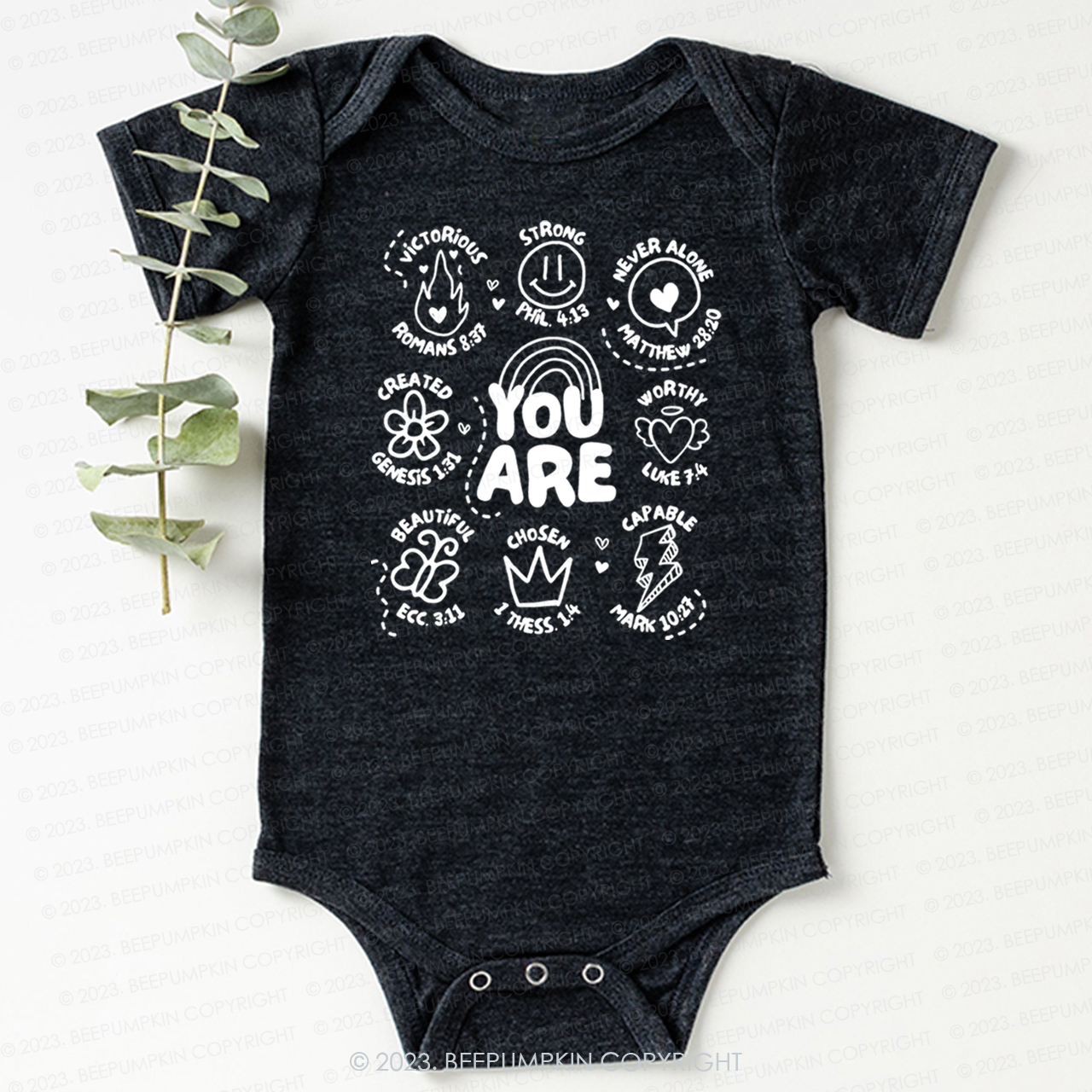 God Says You Are Kids Bodysuit For Baby