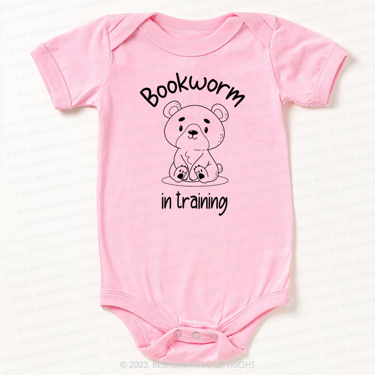 Bookworm In Training Bear Bodysuit For Baby