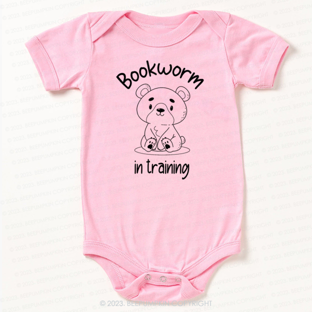 Bookworm In Training Bear Bodysuit For Baby