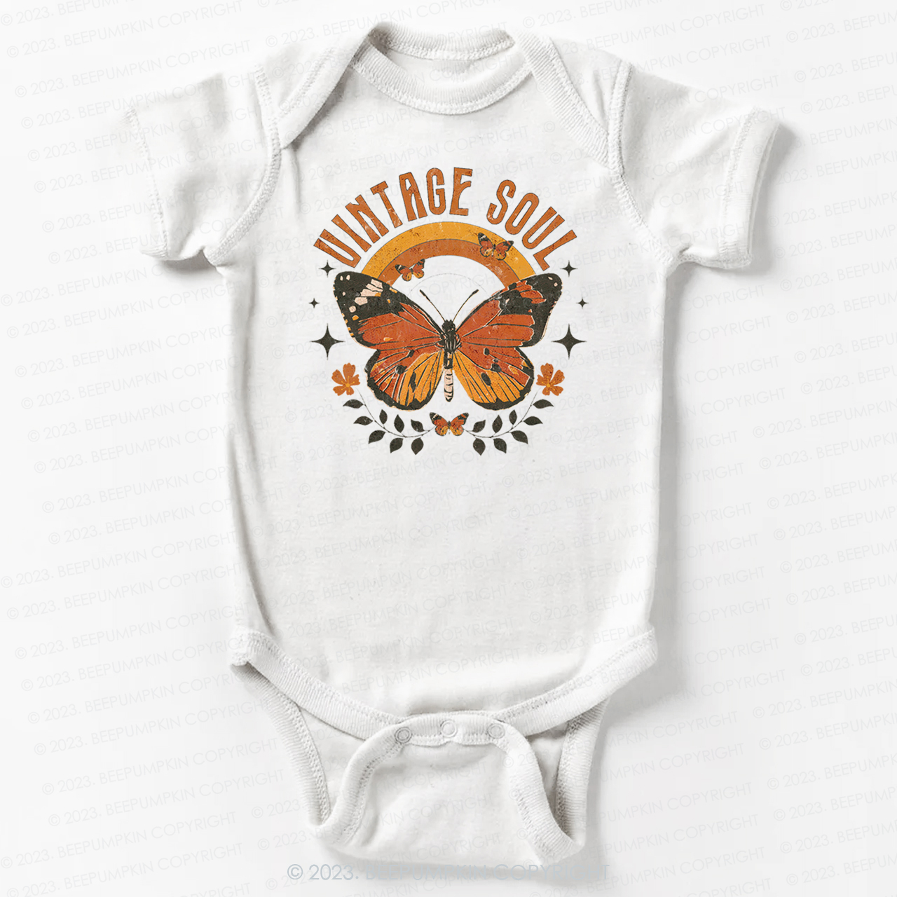 Vintage Soul Cute Girls Boho Bodysuit For Baby