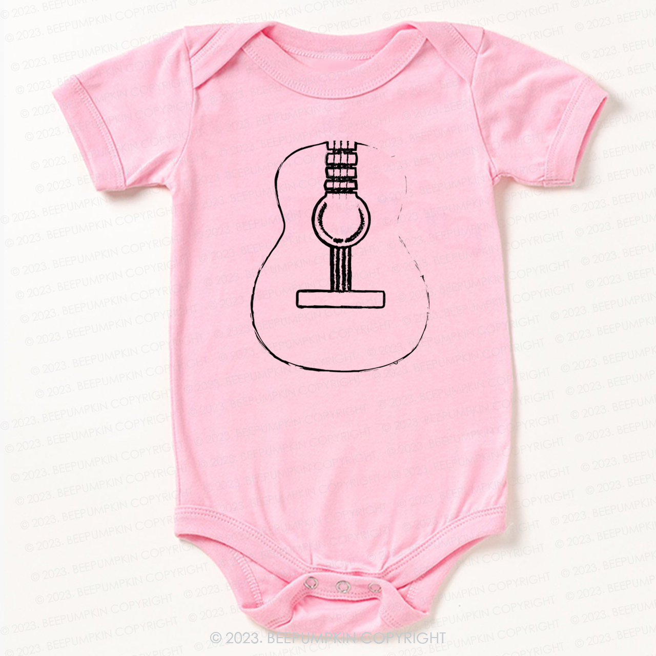 Acoustic Guitar Musician Bodysuit For Baby