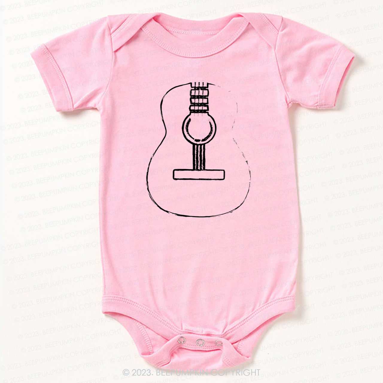 Acoustic Guitar Musician Bodysuit For Baby