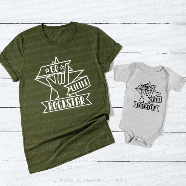 Go Little Rockstar T-Shirts For Mom&Me