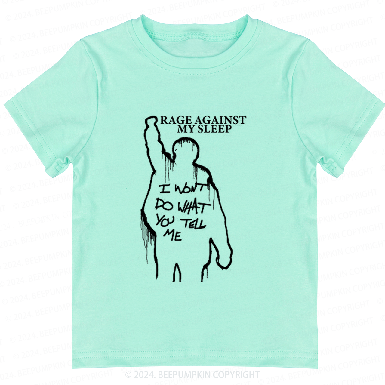 Rage Against My Sleep Toddler&Kids Tees 7