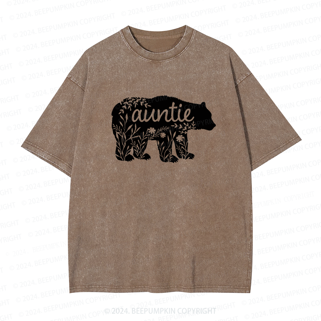 Auntie Bear Auntie Washed Tees