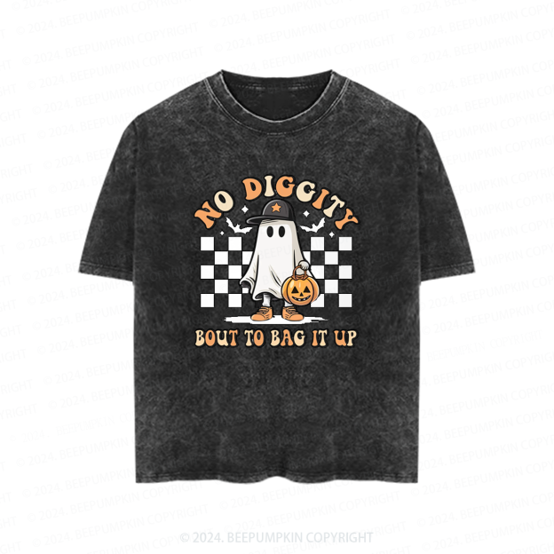 Trick Or Treat Halloween Toddler&Kids Washed Tees          