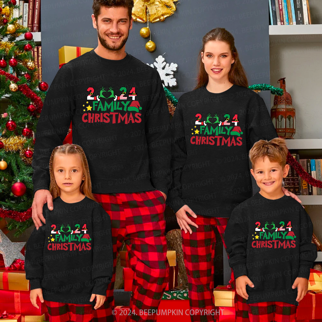 Family Christmas Grinch Family Christmas Sweatshirt