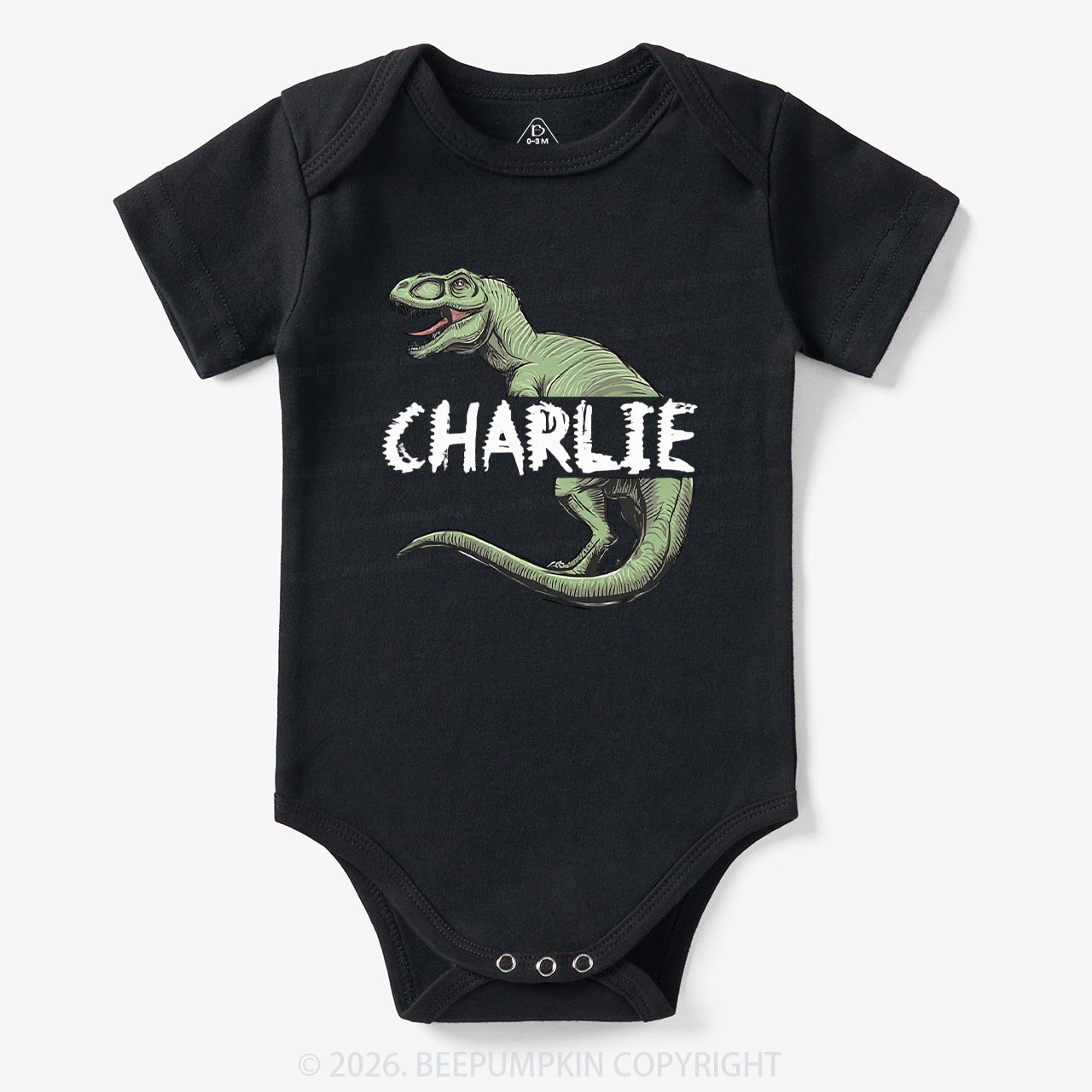 Personalized Roar And Explore Baby Bodysuit