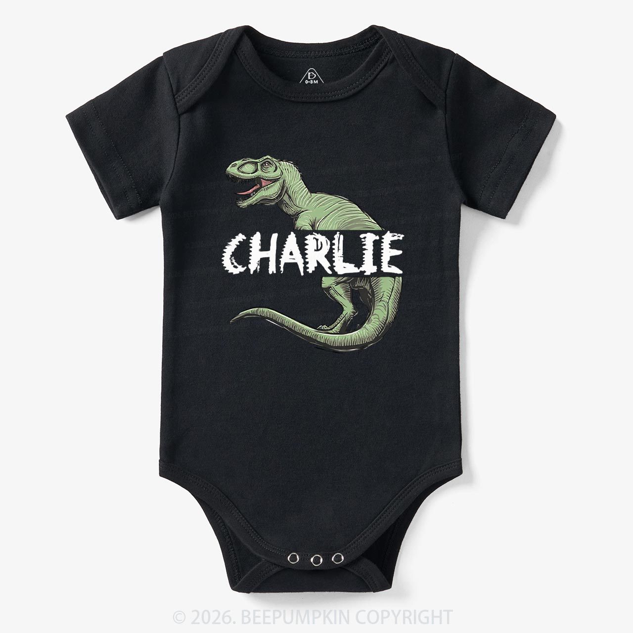 Personalized Roar And Explore Baby Bodysuit