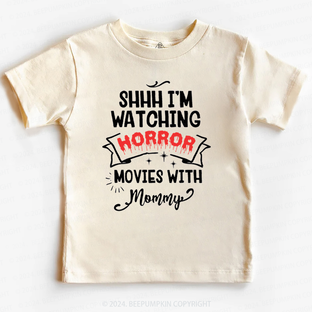 Personalized Watch Horror Movies With XXX Toddler&Kids Tees 7