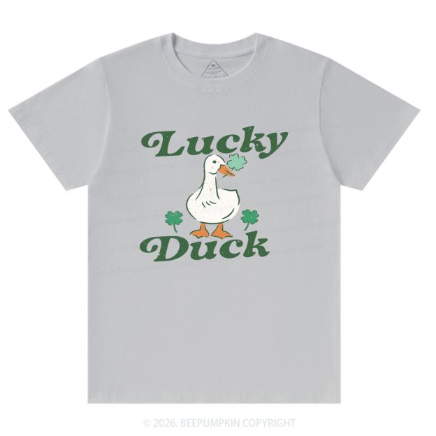 Lucky Duck St Patrick's Day T-Shirts Beepumpkin