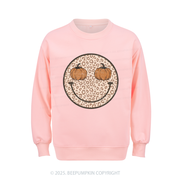 Pumpkin Smiley Face Sweatshirt Beepumpkin