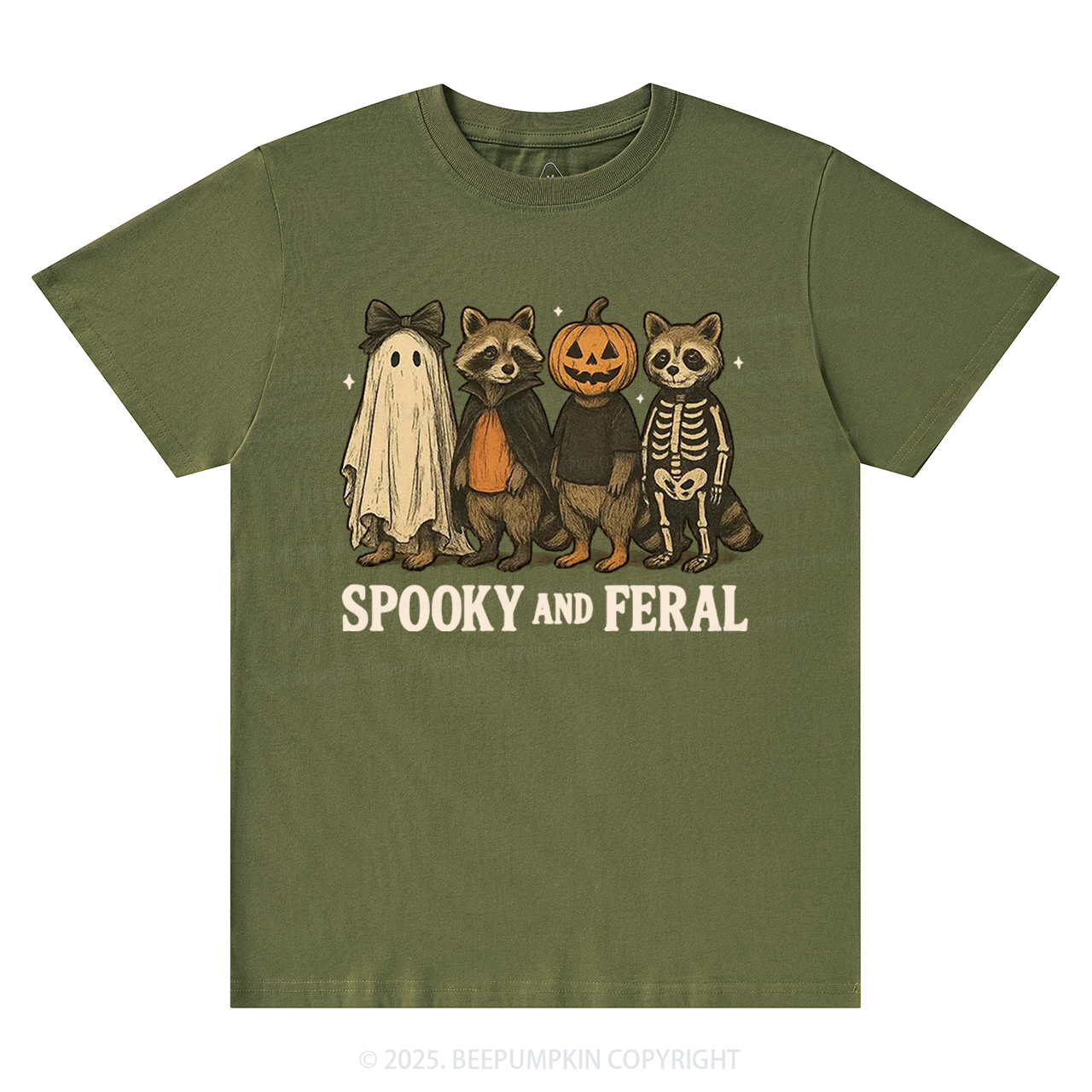  Spooky And Feral Raccoon T-Shirts Beepumpkin
