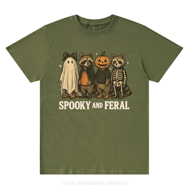  Spooky And Feral Raccoon T-Shirts Beepumpkin