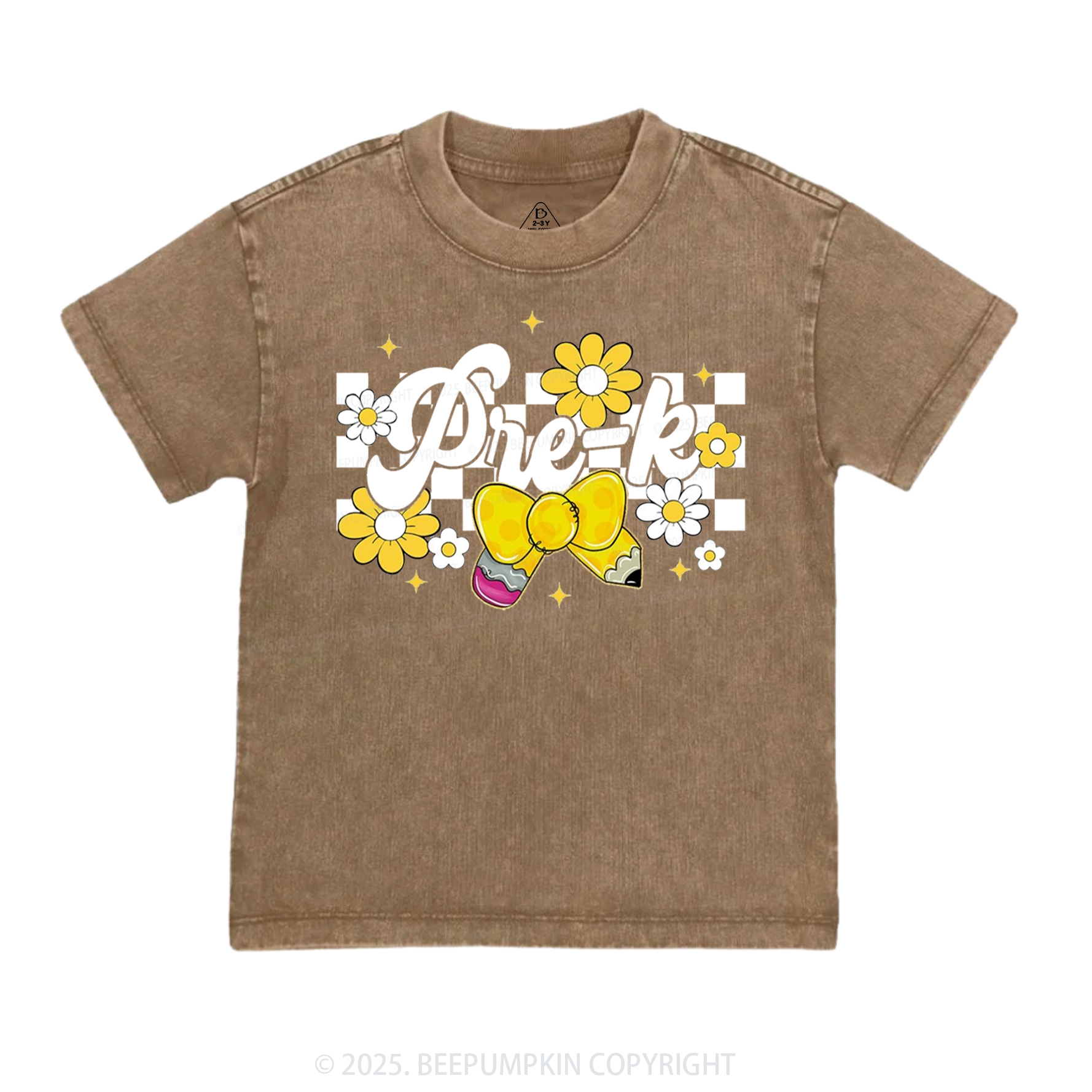 Personalized Golden Glow Of Grade Toddler&Kids Washed Tees