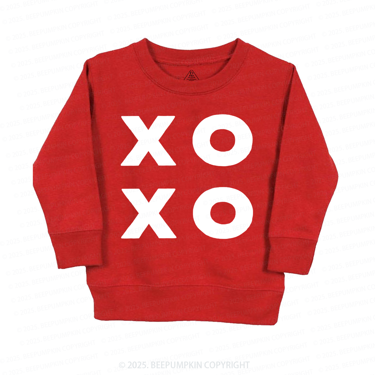 XOXO Valentines Day Kids Sweatshirt