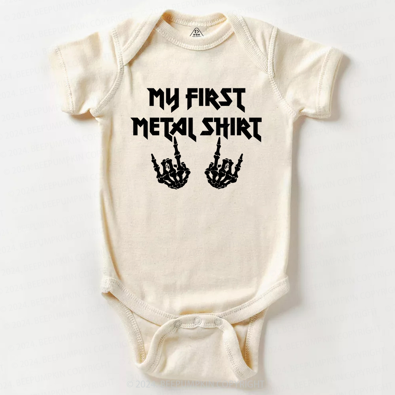 My First Metal Shirt Baby Bodysuit 8