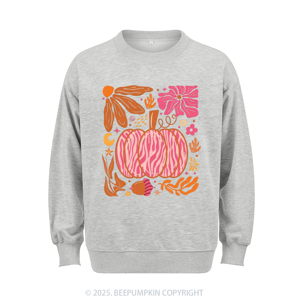 Leopard Pink Pumpkin Sweatshirt Beepumpkin