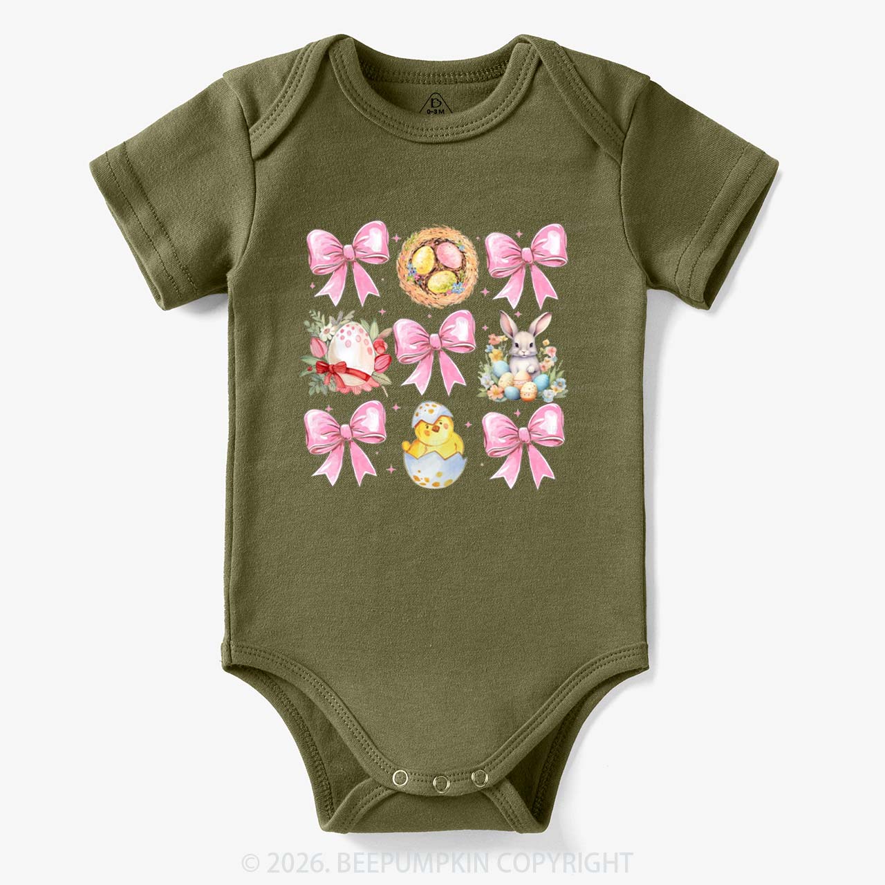 Bloom & Bunny Delight Baby Bodysuit
