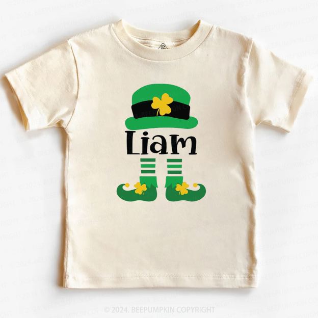 Personalized Name Fashion St. Patty Day Gift Toddler Tees