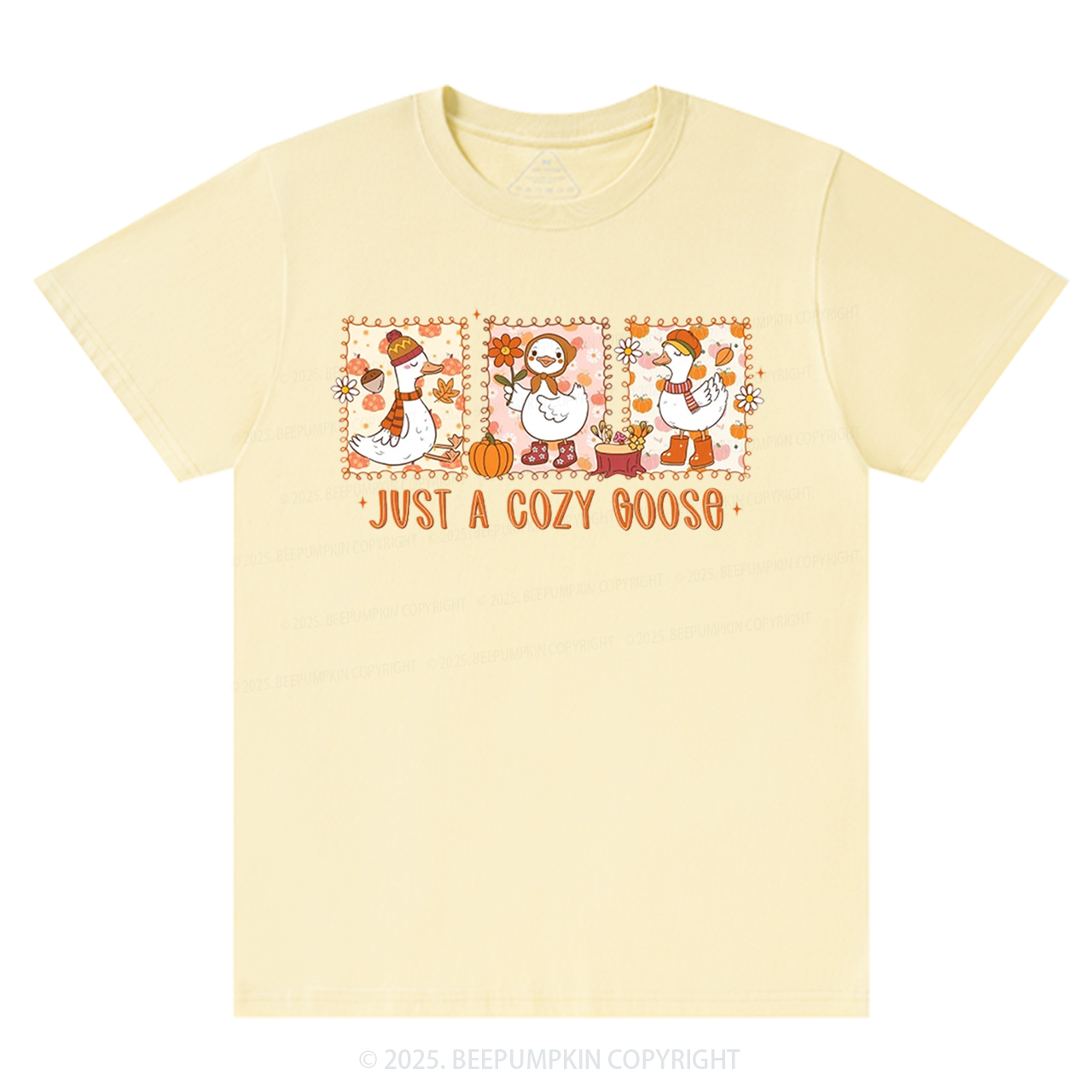 Cozy Fall Goose T-Shirts Beepumpkin