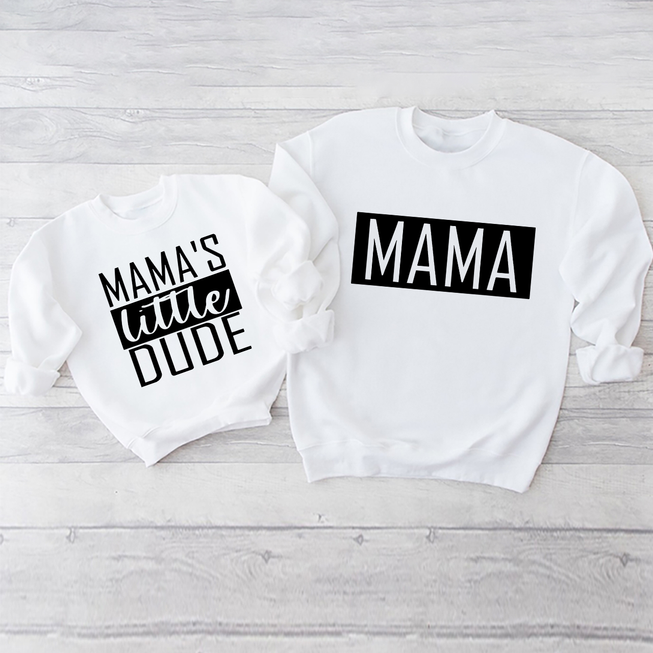 Mama's Little Dude Mom&Me Swetshirt