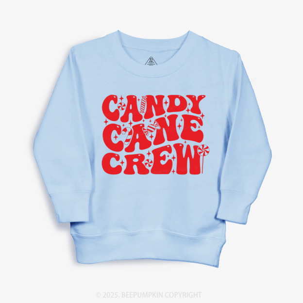 Candy Cane Crew Valentine Kid's Sweatshirt